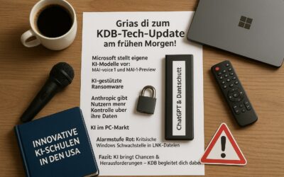 KDB-Tech-Update – Neue KI, Sicherheitsrisiken und innovative Bildungslösungen