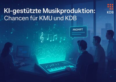 KDB - Ihre Experten für KI-gestützte Innovation 11 Wie KI die Musikbranche revolutioniert – Chancen, Risiken und neue Geschäftsmodelle