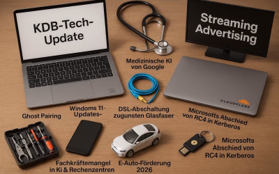 KDB-Tech-Update – Neue Sicherheitsrisiken, KI-Innovationen und Infrastrukturfortschritte