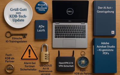 KDB-Tech-Update – Sicherheit, KI-Regulierung und Cloud-Compliance im Fokus